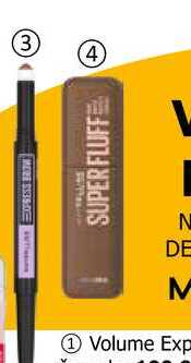 MAYBELLINE Super Fluff tužka na obočí Teta drogerie