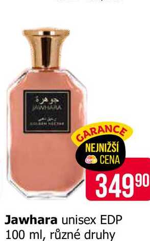 Jawhara unisex EDP 100 ml, různé druhy
