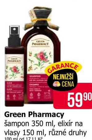 Green Pharmacy šampon 350 ml Teta drogerie