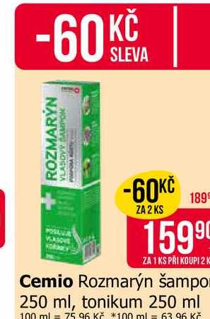 Cemio Rozmarýn šampon 250 ml Teta drogerie