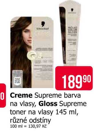 Gloss Supreme toner na vlasy 145 ml Teta drogerie