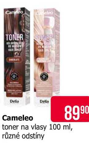 Cameleo toner na vlasy 100 ml, různé odstíny Teta drogerie