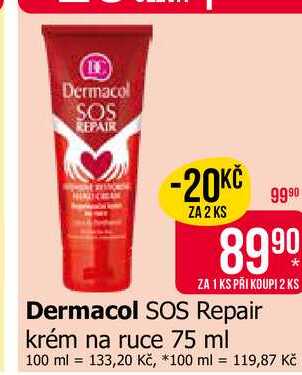 Dermacol SOS Repair krém na ruce 75 ml