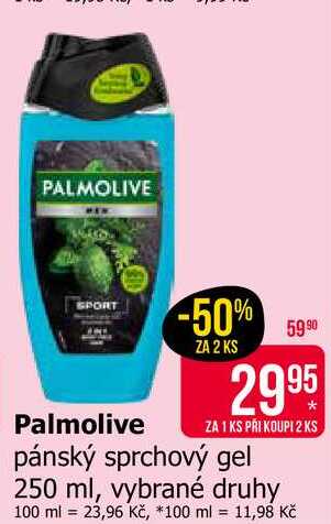 Palmolive pánský sprchový gel 250 ml, vybrané druhy