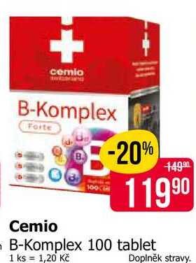 Cemio B-Komplex 100 tablet Teta drogerie