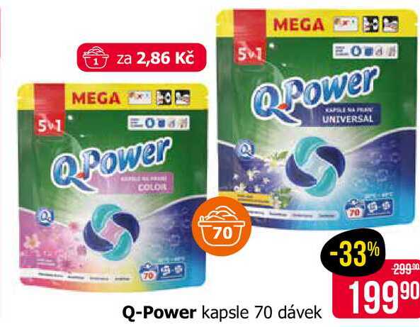 Q-Power kapsle 70 dávek Teta drogerie