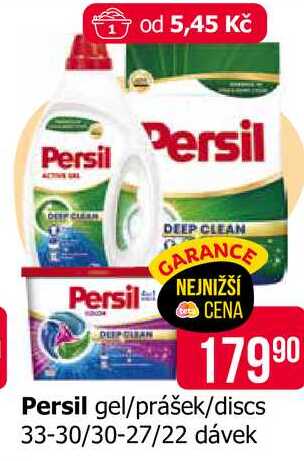 Persil gel/prášek/discs 33-30/30-27/22 dávek Teta drogerie