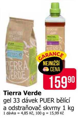 Tierra Verde gel 33 dávek Teta drogerie