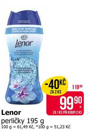 Lenor Unstoppables Vonné Perličky 195g, vybrané druhy Teta drogerie