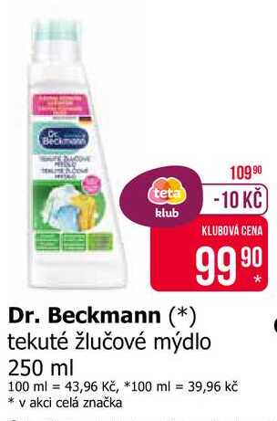 Dr. Beckmann tekuté žlučové mýdlo 250 ml