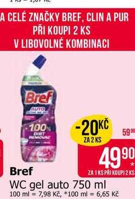 Bref WC gel auto 750 ml Teta drogerie