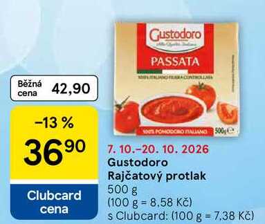 Gustodoro Rajčatový protlak, 500 g