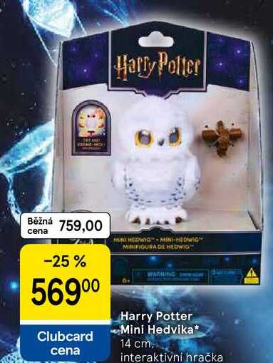 Harry Potter Mini Hedvika, 14 cm, interaktivní hračka 