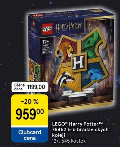 LEGO® Harry Potter™ 76462 Erb bradavických kolejí 12+, 545 kostek Tesco