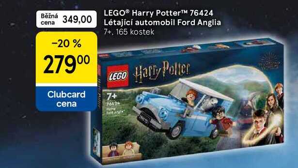LEGO® Harry Potter™ 76424 Létající automobil Ford Anglia 7+, 165 kostek Tesco