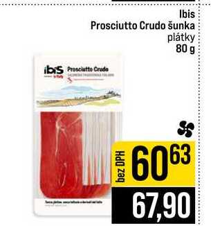 ibis Prosciutto Crado plátky 80 g