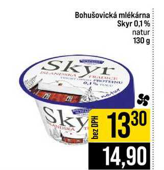 Bohušovická mlékárna Skyr Skyr 0,1% natur 130 g