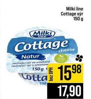 Milki line Cottage sýr 150 g