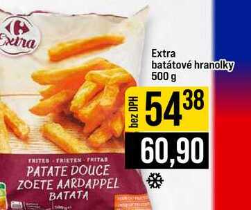 Extra batátové hranolky 500 g 