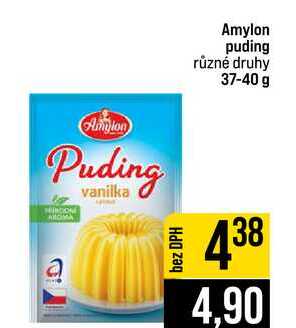 Amylon puding různé druhy 37-40 g 