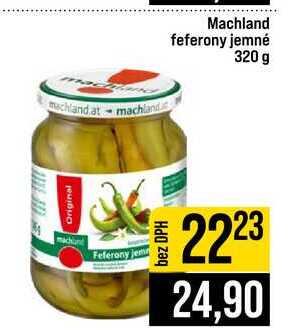 Machland feferony jemné 320 g