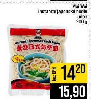 Mai Wai instantní japonské nudle udon 200 g