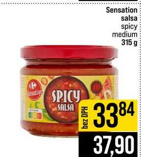 Sensation salsa spicy medium 315 g