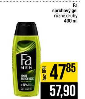 Fa sprchový gel různé druhy 400 ml
