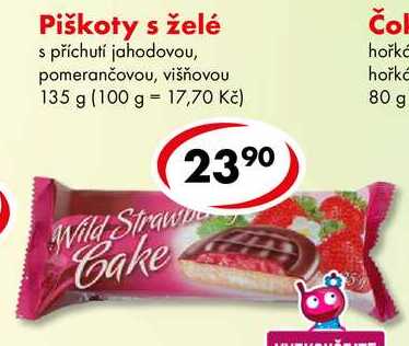 Piškoty s želé, 135 g