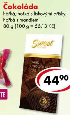 Čokoláda, 80 g