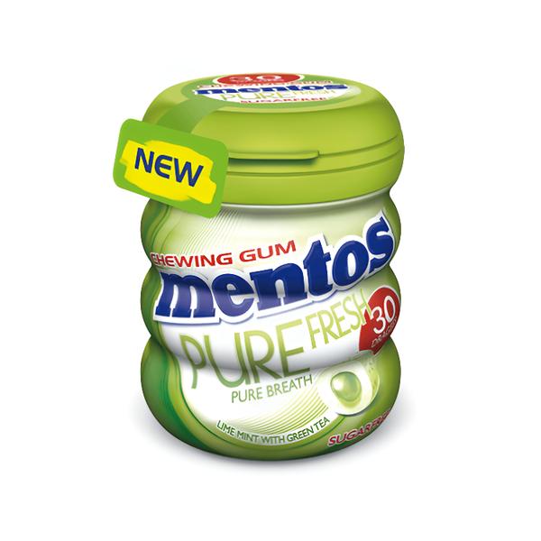 Mentos Pure Fresh Lime Mint žvýkačky 60g