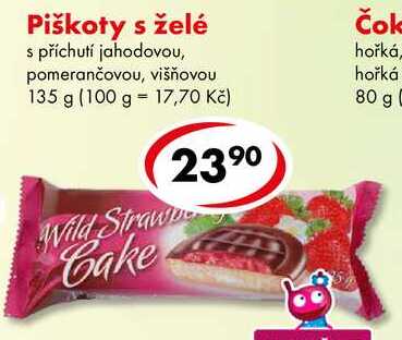 Piškoty s želé, 135 g