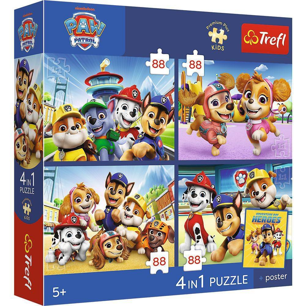 Trefl Puzzle Premium 4v1, 1 KS