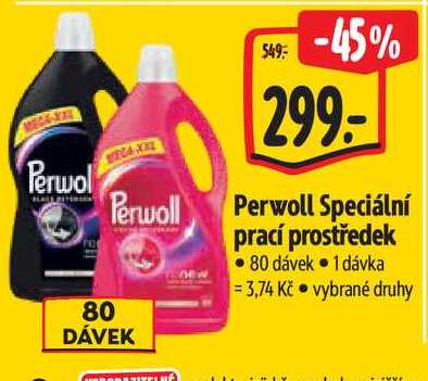 Perwoll Speciální prací prostředek 80 dávek Albert