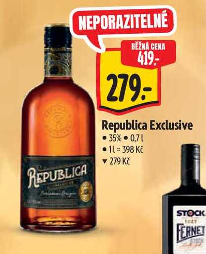 Republica Exclusive 0,7 l