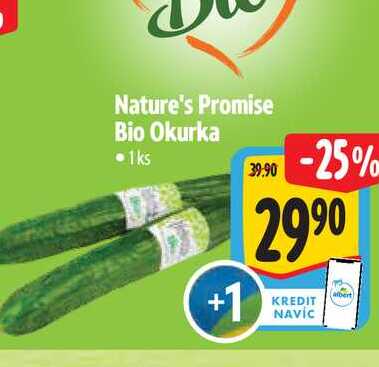 Nature's Promise Bio Okurka 1ks