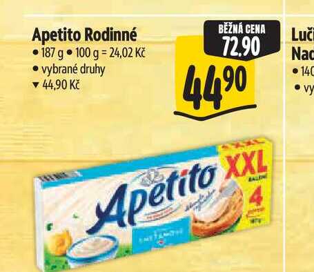 Apetito Rodinné 187 g