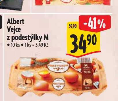 Albert Vejce z podestýlky M 10 ks 