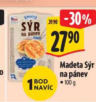  Madeta Sýr na pánev  100 g 