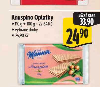 Knuspino Oplatky 110 g