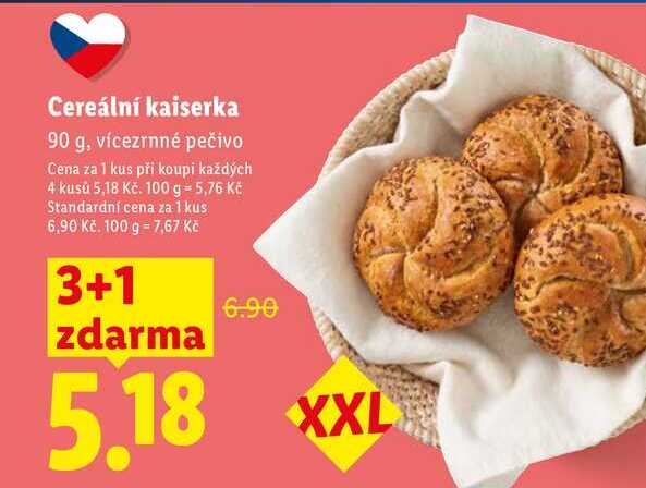 Cereální kaiserka, 90 g