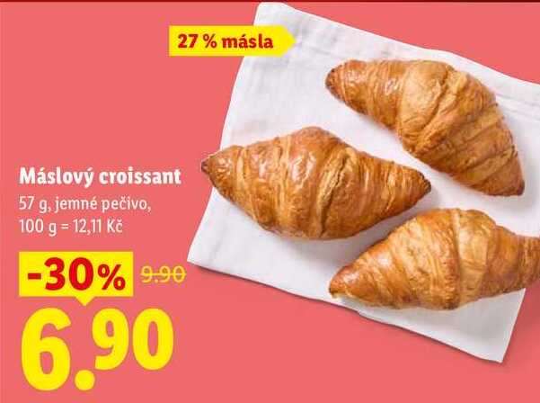 Máslový croissant, 57 g