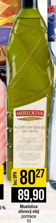 Mueloliva olivový olej pomace 1l