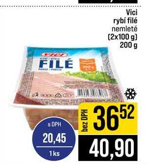 Vici rybí filé nemleté (2x100 g) 200 g