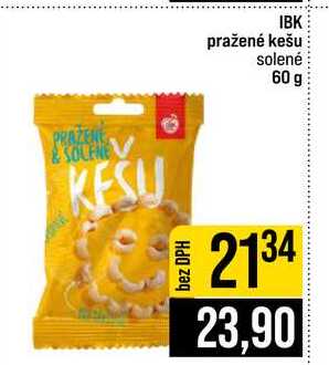 IBK pražené kešu solené 60 g
