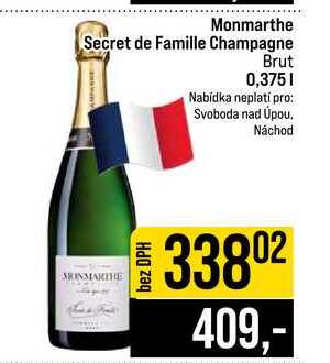 Monmarthe Secret de Famille Champagne Brut 0,375l
