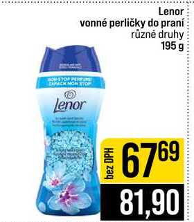 Lenor vonné perličky do praní různé druhy 195 g 