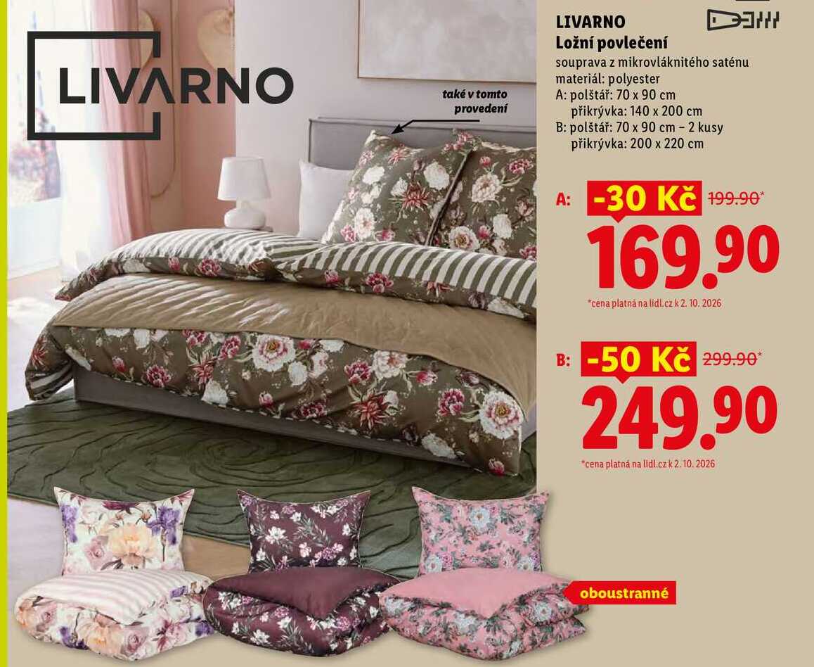 LIVARNO Ložní povlečení   