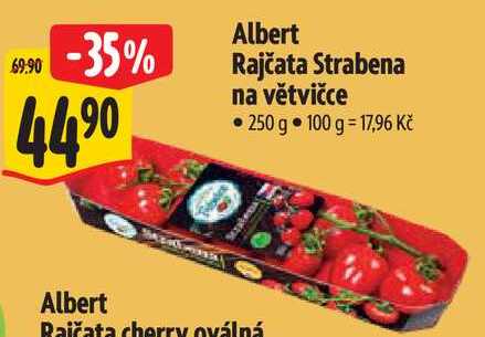 Albert Rajčata Strabena na větvičce, 250 g
