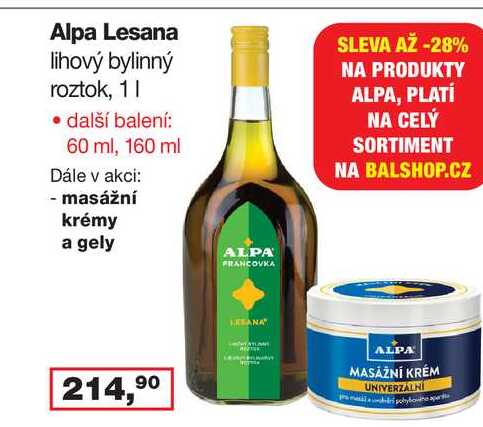 Alpa Lesana 1 l Ráj drogerie